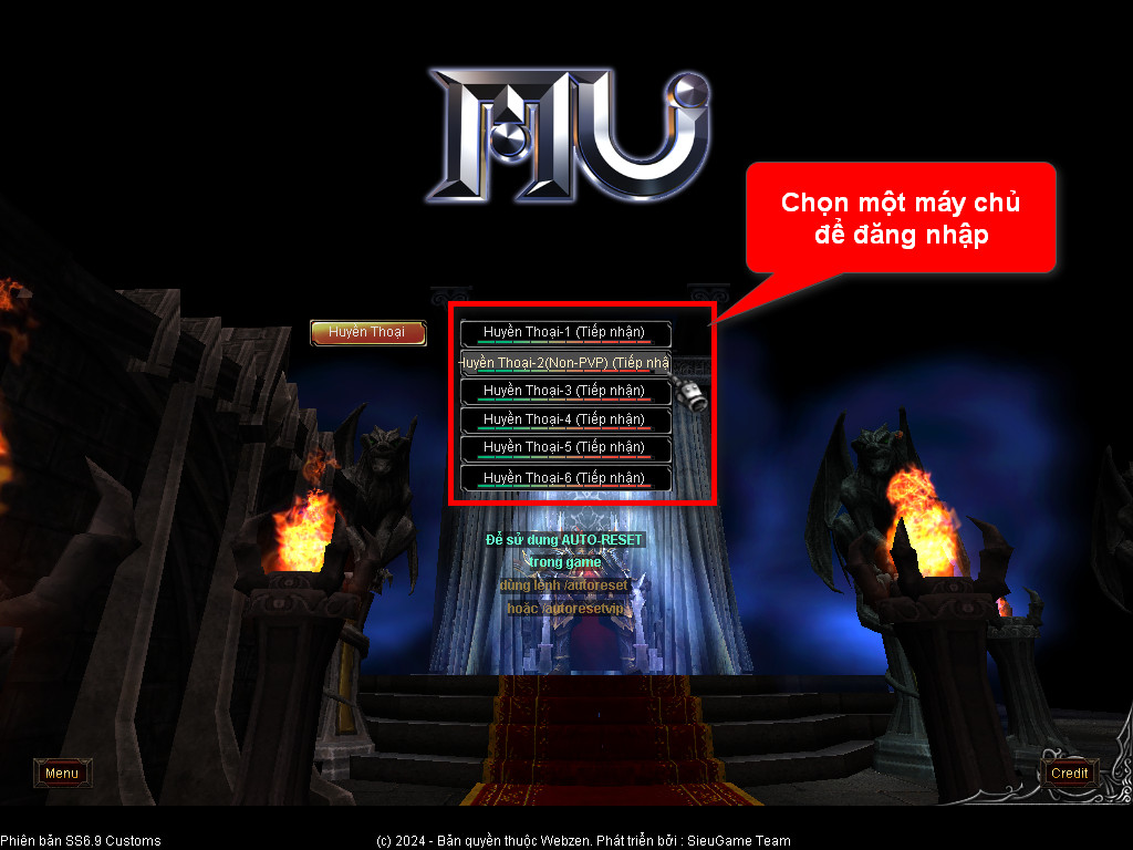 Chức năng chính của Game MU Huyền Bí