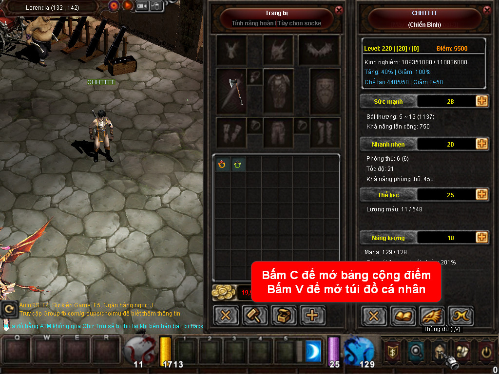 Chức năng chính của Game MU Huyền Bí